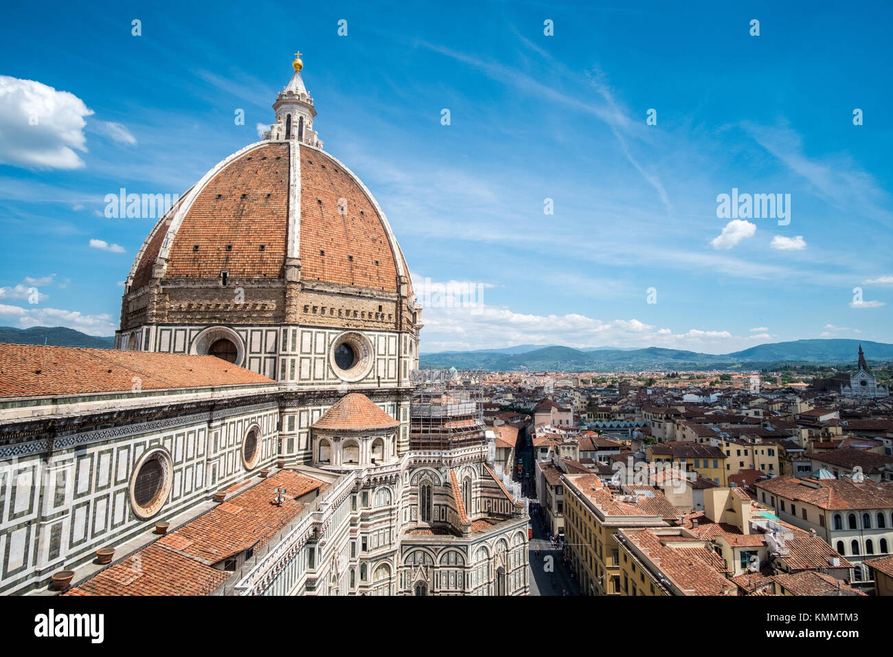 Aerial view of Florence, Italy Stock Photo