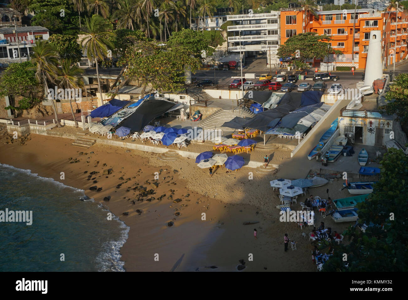 Playa La Angosta (La Angosta Beach) in Acapulco, Mexico Stock Photo