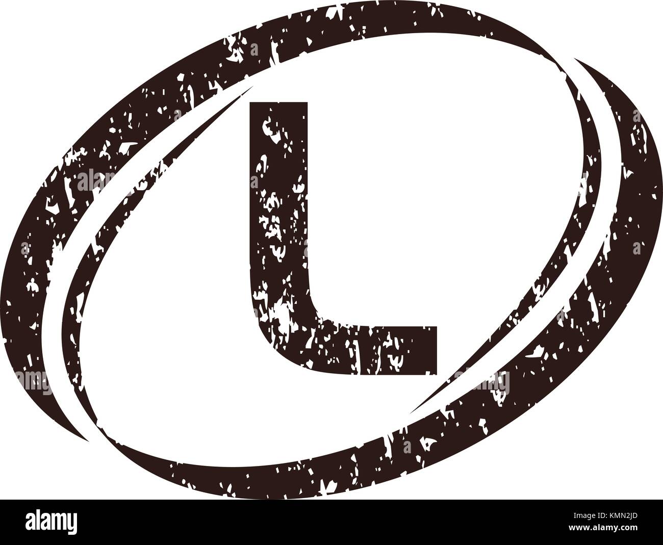 Letter L Rough Logo Stock Vector Image & Art - Alamy