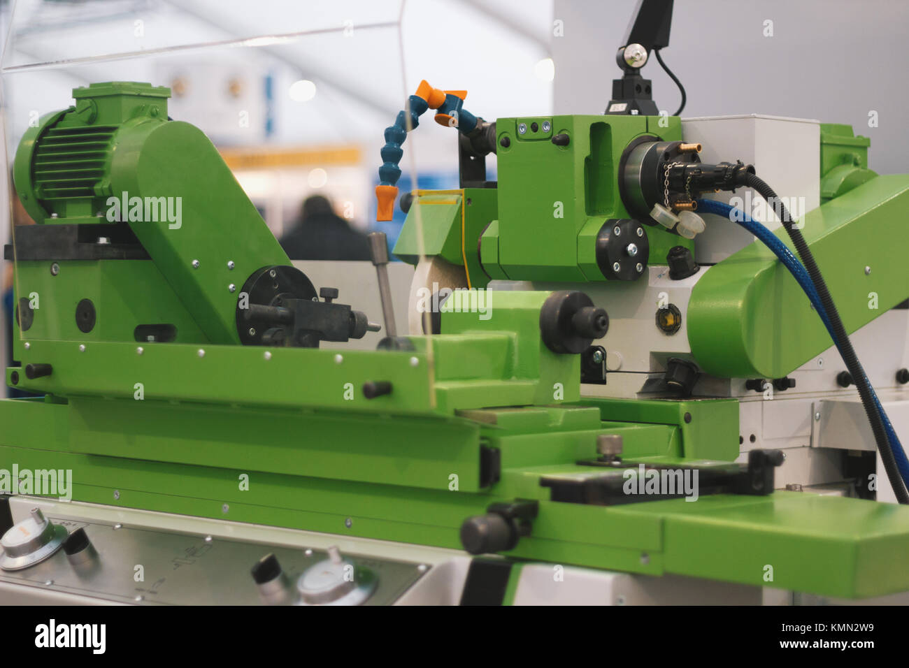 Lathe machine for metal industry Stock Photo Alamy