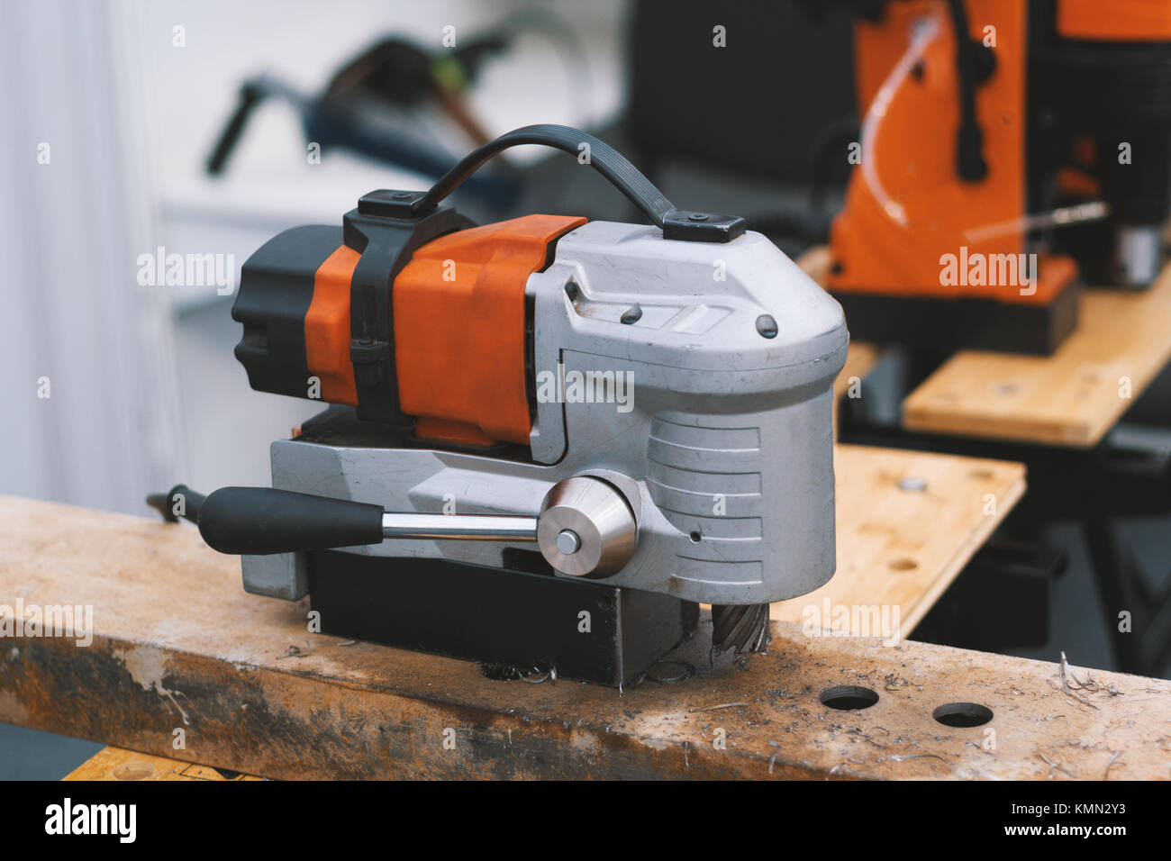 Industrial tool for work in a machine saw Stock Photo Alamy