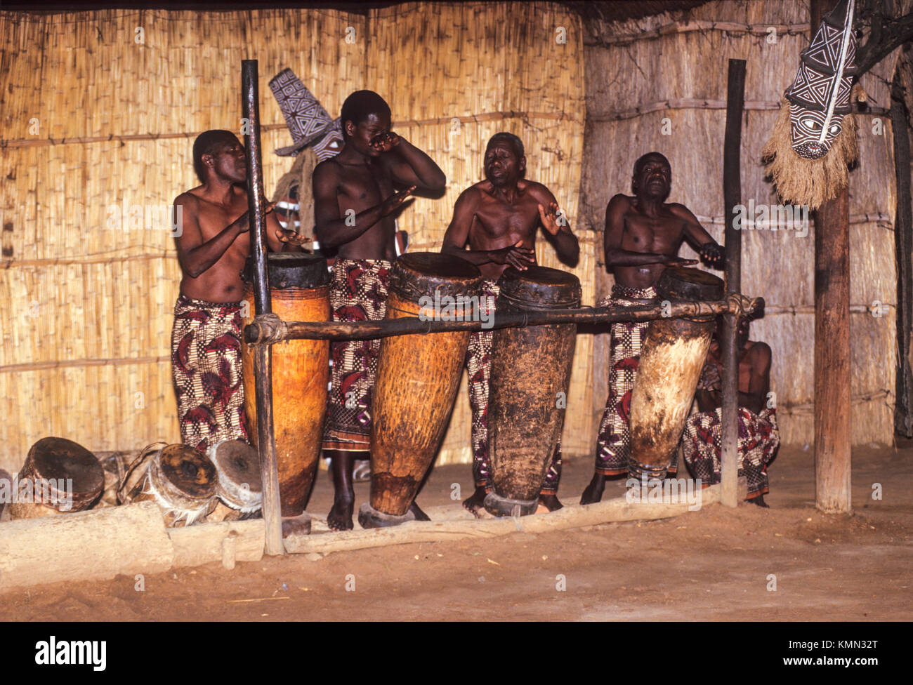 Traditional Zulu dance Stock Photo