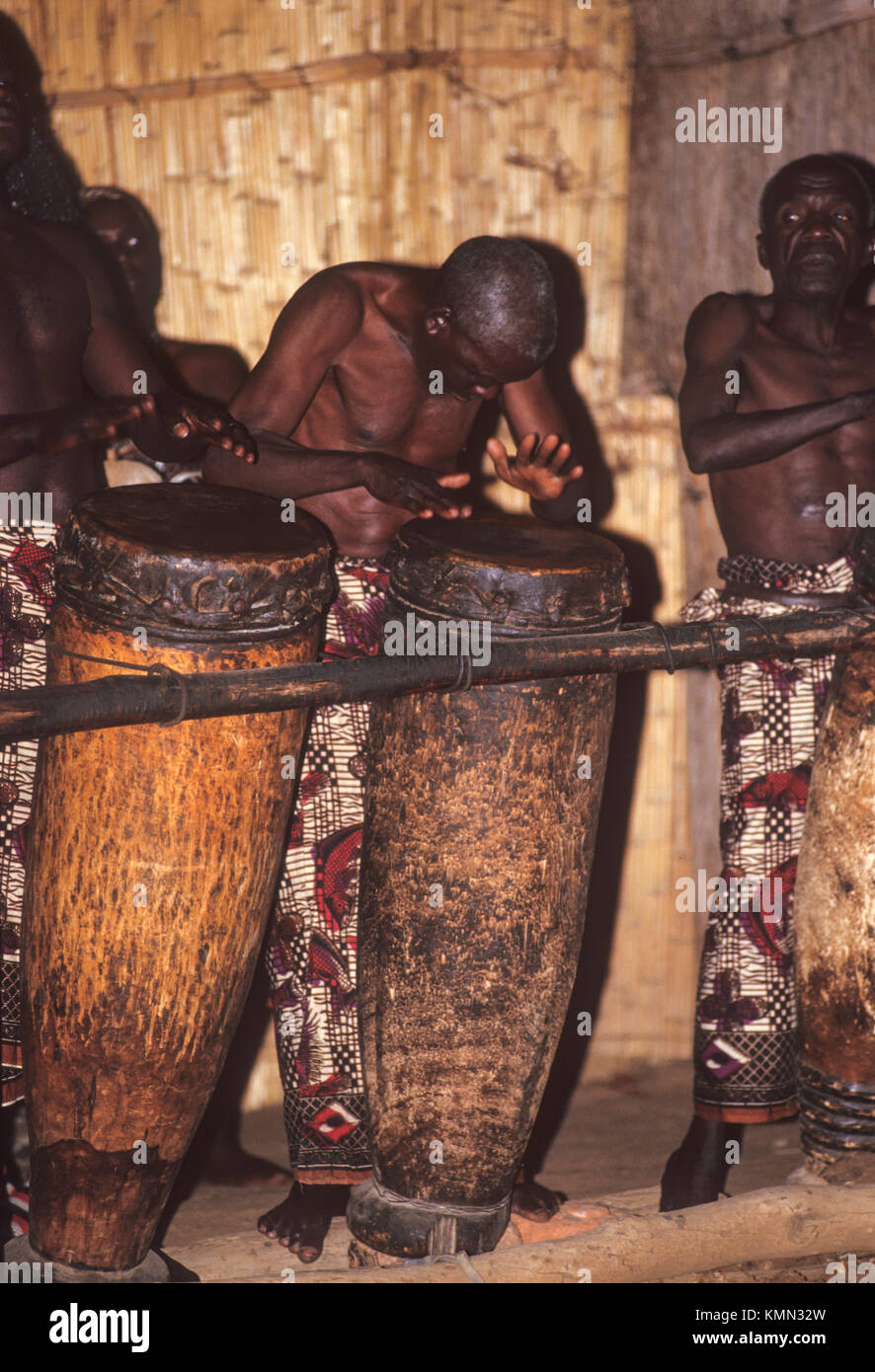 Traditional zulu dance Stock Photo