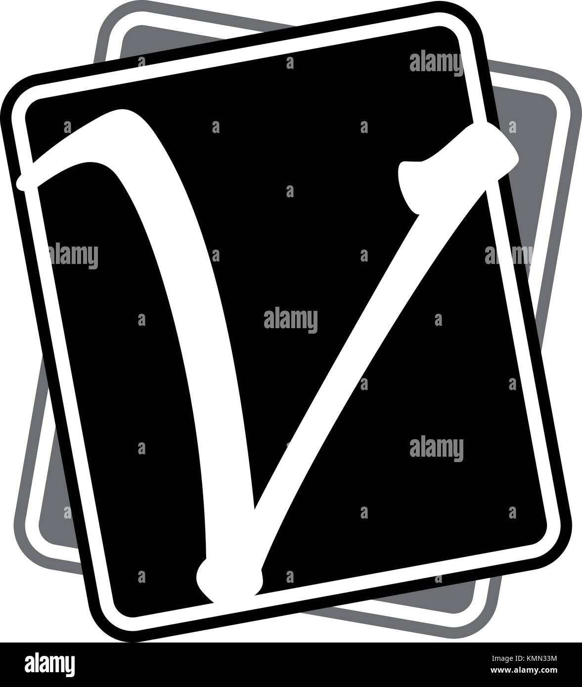 Letter V Modern Solution Stock Vector Image & Art - Alamy