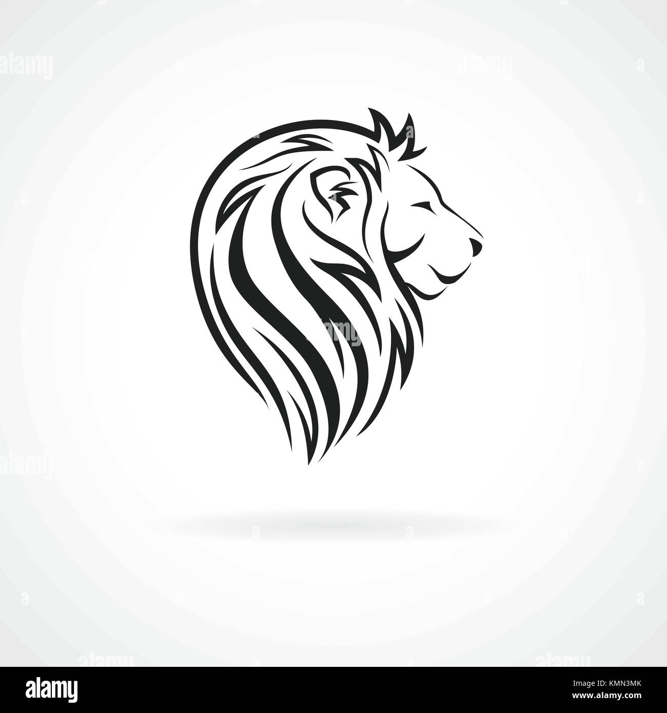 Lion head, vector logo design template, concept icon for logotype, emblem,  brand identity, vector illustration Stock Vector Image & Art - Alamy
