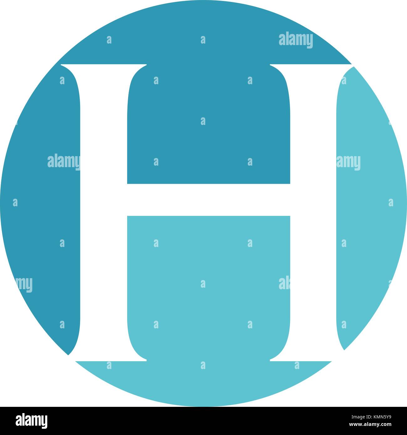 Modern Solution Letter H Stock Vector Image & Art - Alamy