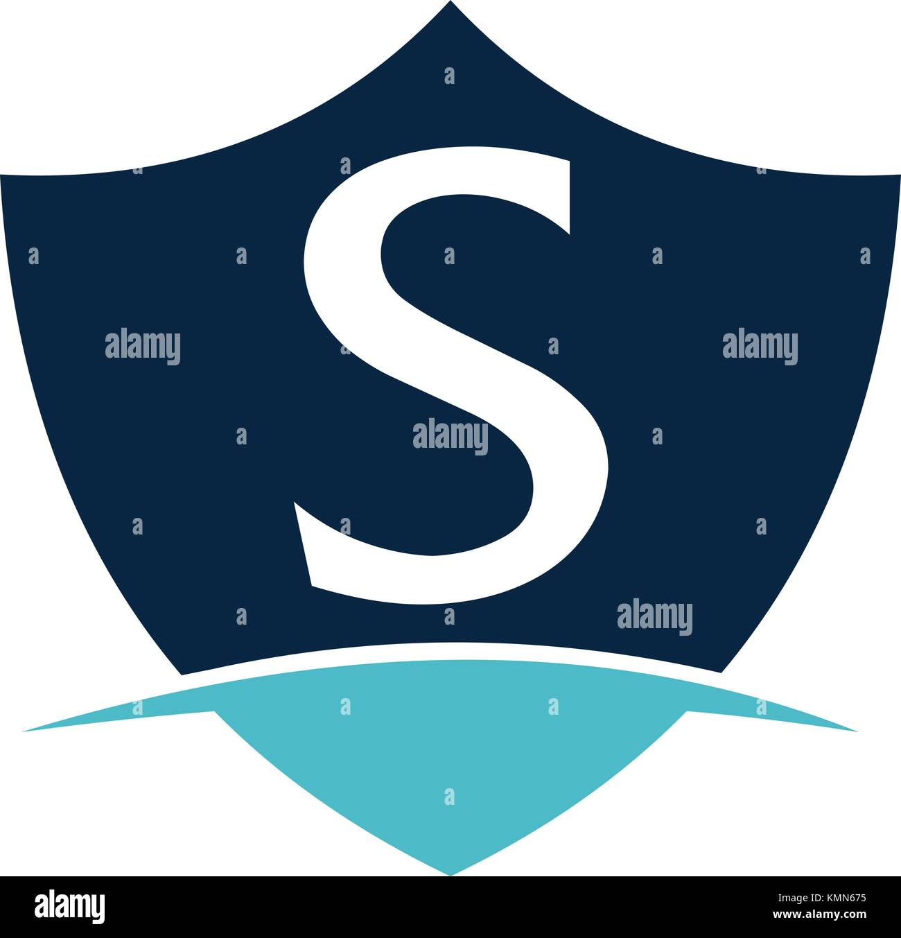 Modern Shield Letter S Stock Vector Image & Art - Alamy