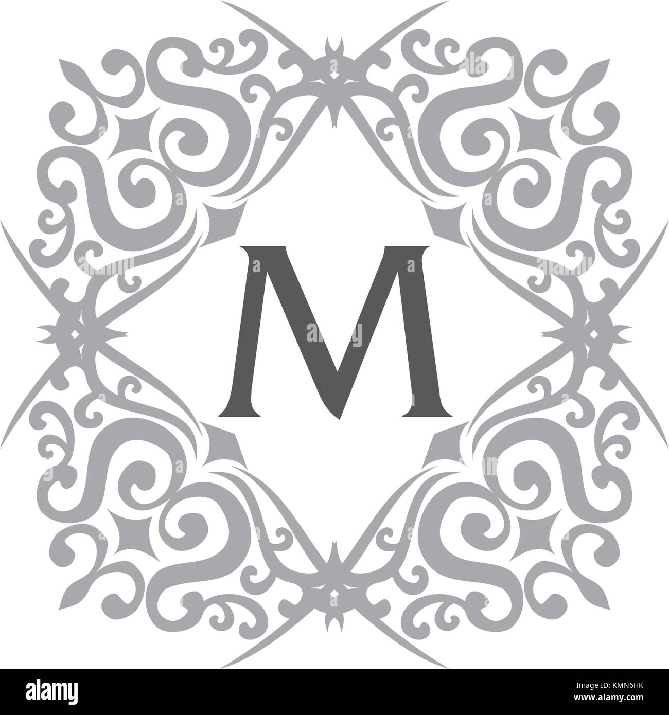 Modern Letter M Stock Vector