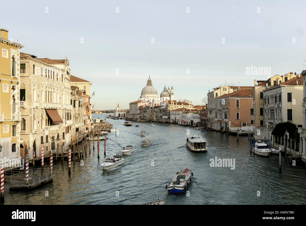 VENICEMARCH 8view of The Grand Canal,Venice,Italy,on March 8,2017