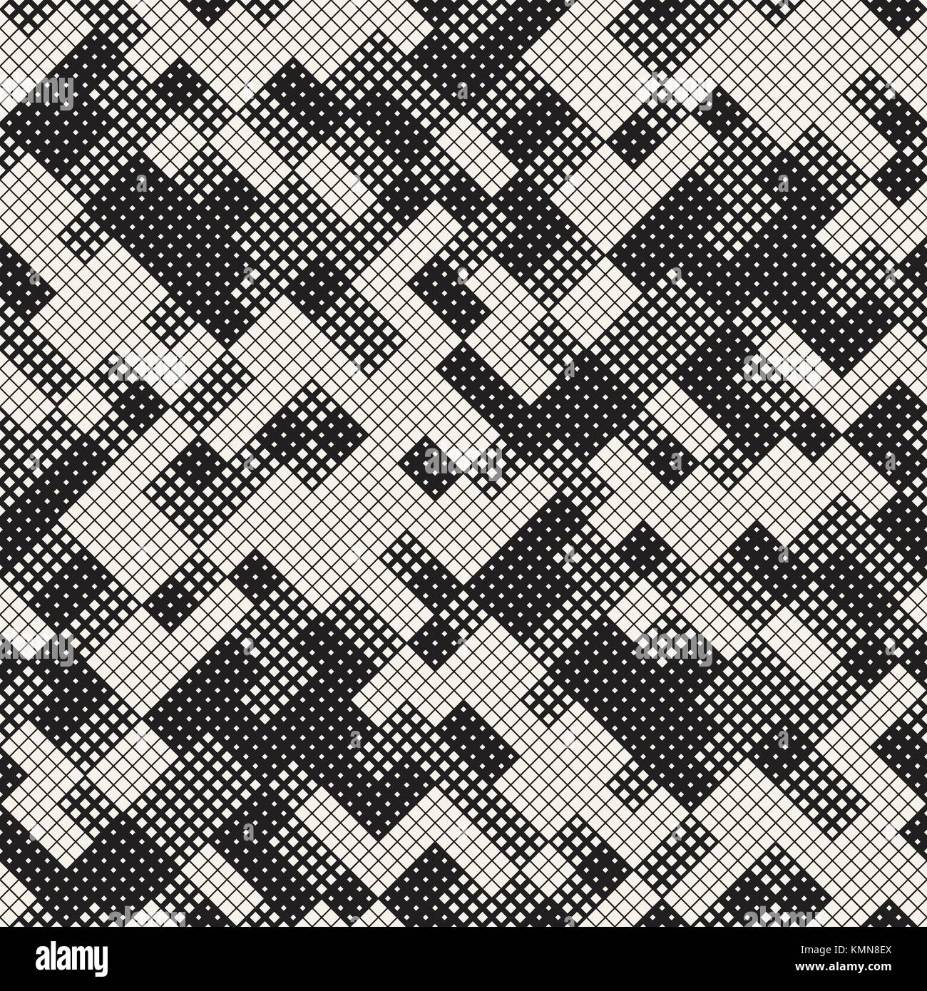 Modern Stylish Halftone Texture. Endless Abstract Background With ...