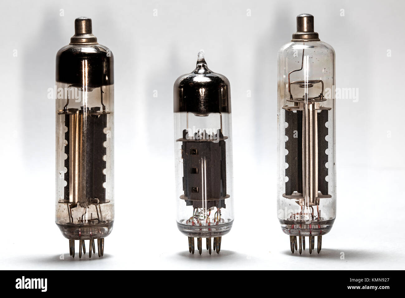vacuum tube, radio Stock Photo