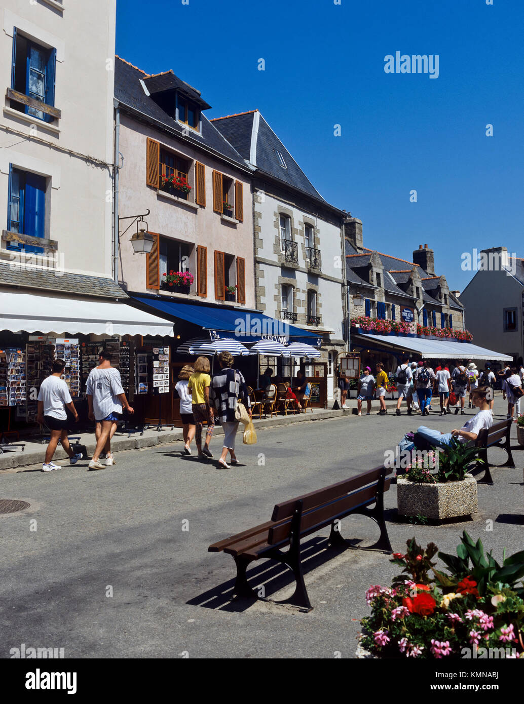 9712. Finistere, Concarneau, Brittany, France Stock Photo
