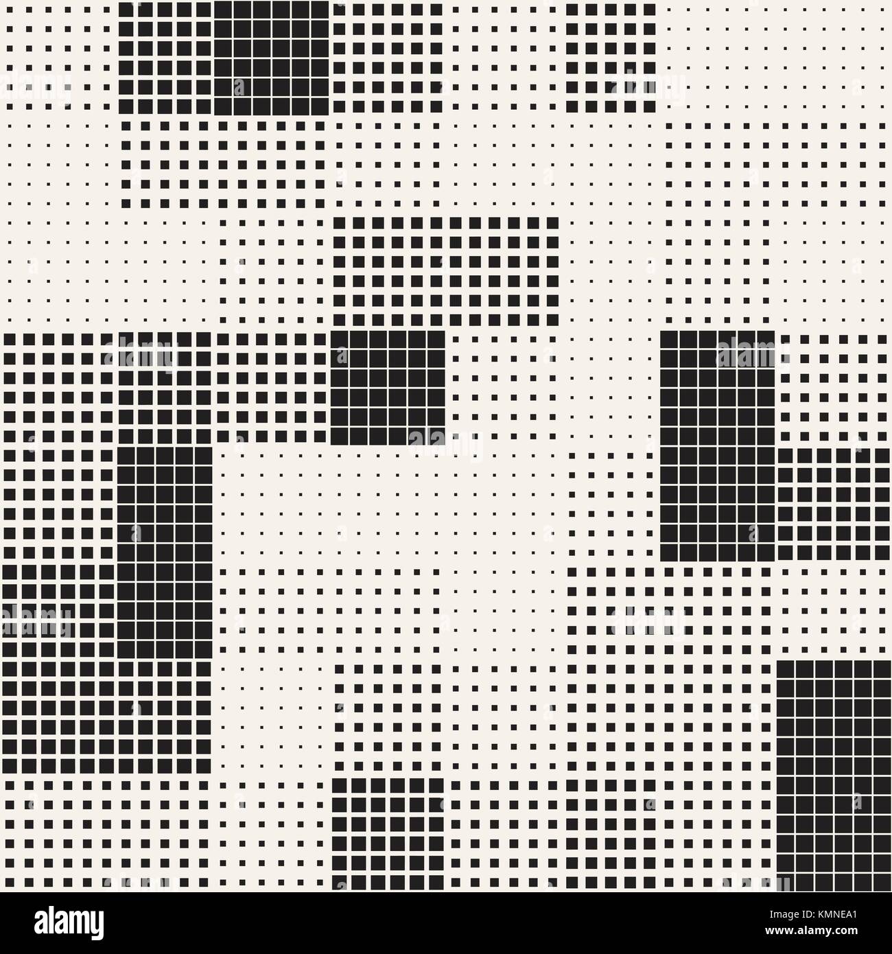 Modern Stylish Halftone Texture. Endless Abstract Background With ...