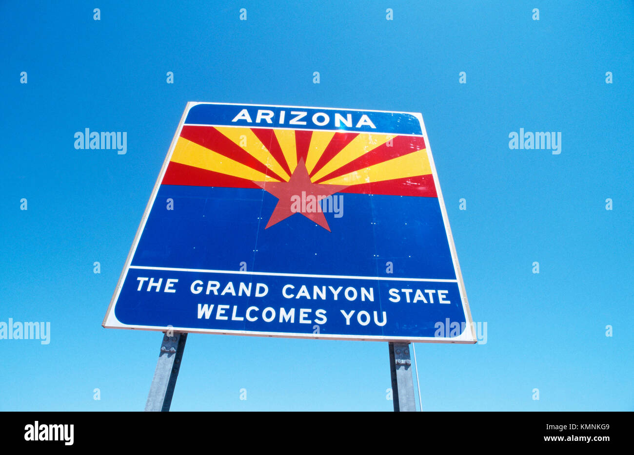 State of Arizona sign Stock Photo Alamy