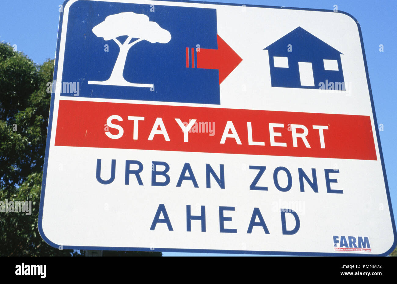 Stay alert sign Stock Photo
