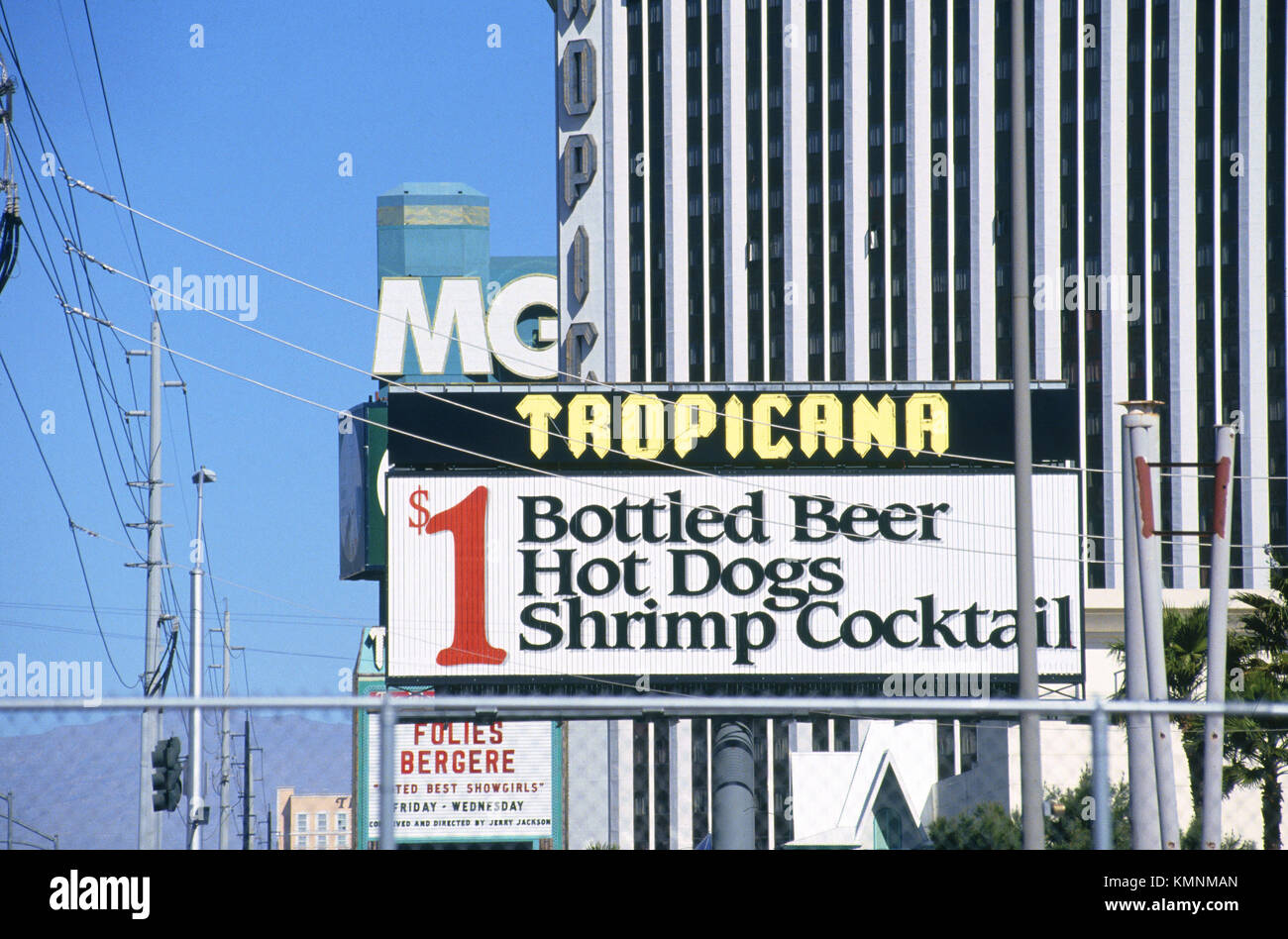 Casino sign, Las Vegas Stock Photo