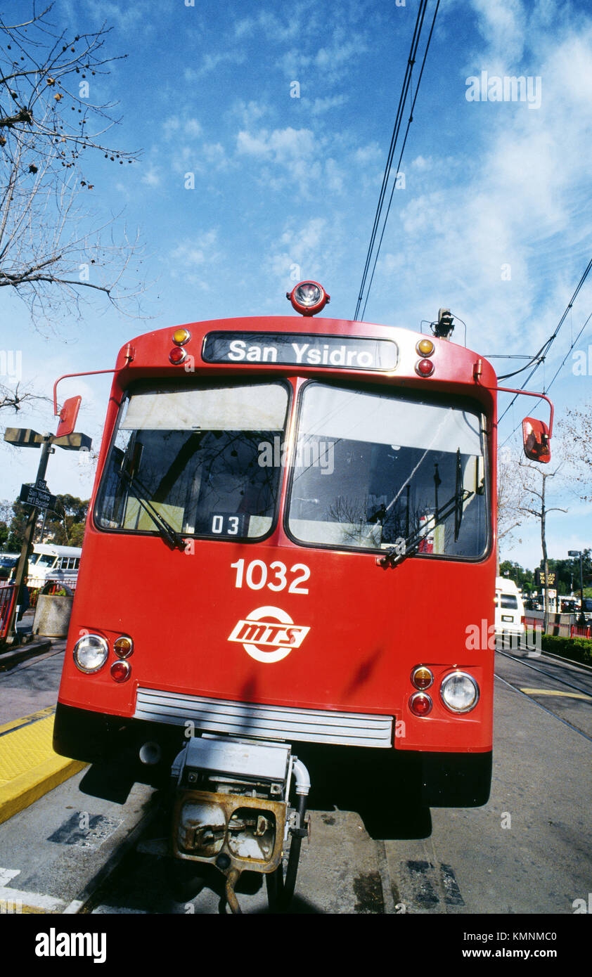 Trolley car in San Diego, California, USA Stock Photo Alamy