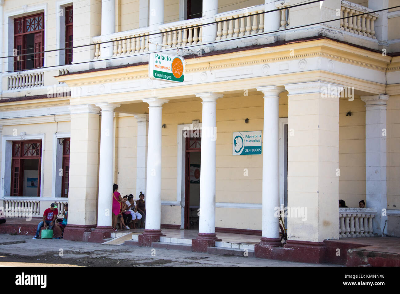 Maternity clinic or Palacio de la Maternidad, Cienfuegos, Cuba Stock Photo