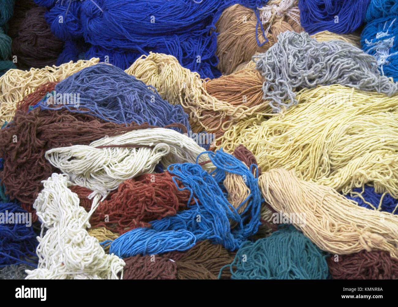 dyed material for weaving Stock Photo Alamy