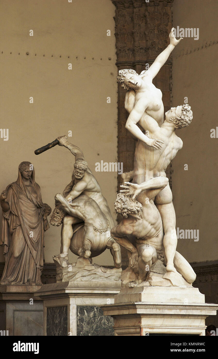 Statues of Florence, Italy Stock Photo Alamy