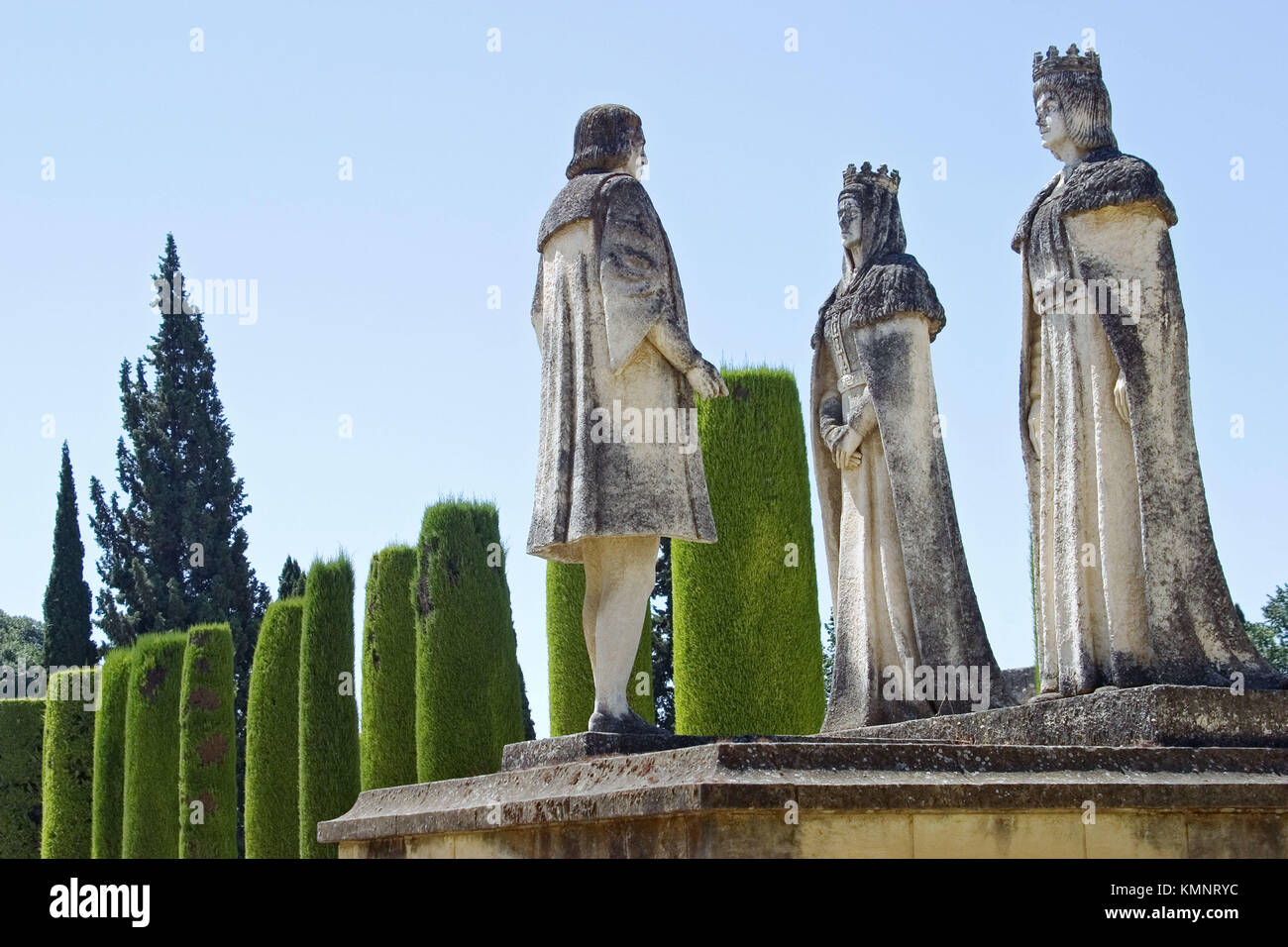 King fernando and christopher columbus hires stock photography and