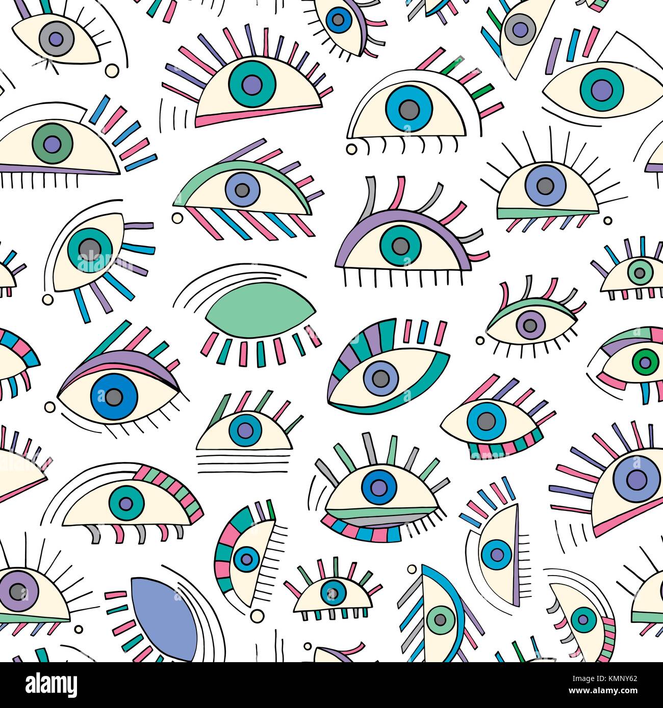 Eye seamless pattern background | Free SVG