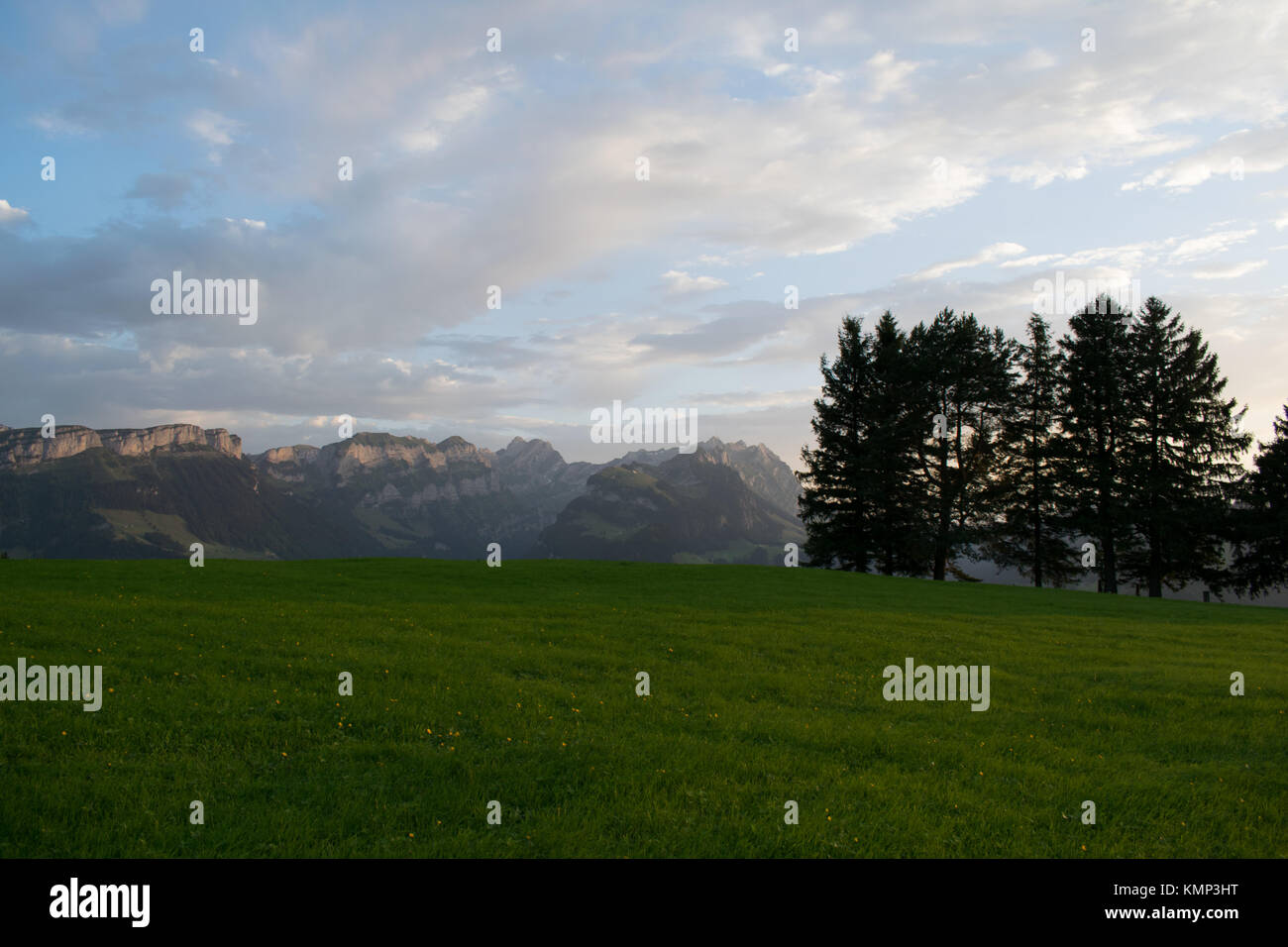 beautiful scenery in Appenzell Switzerland Stock Photo - Alamy