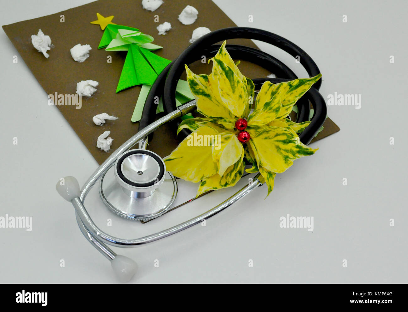 medical Christmas card Stock Photo Alamy