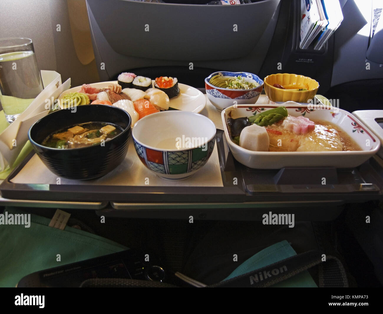 Airline food. Tokyo, Japan Stock Photo Alamy