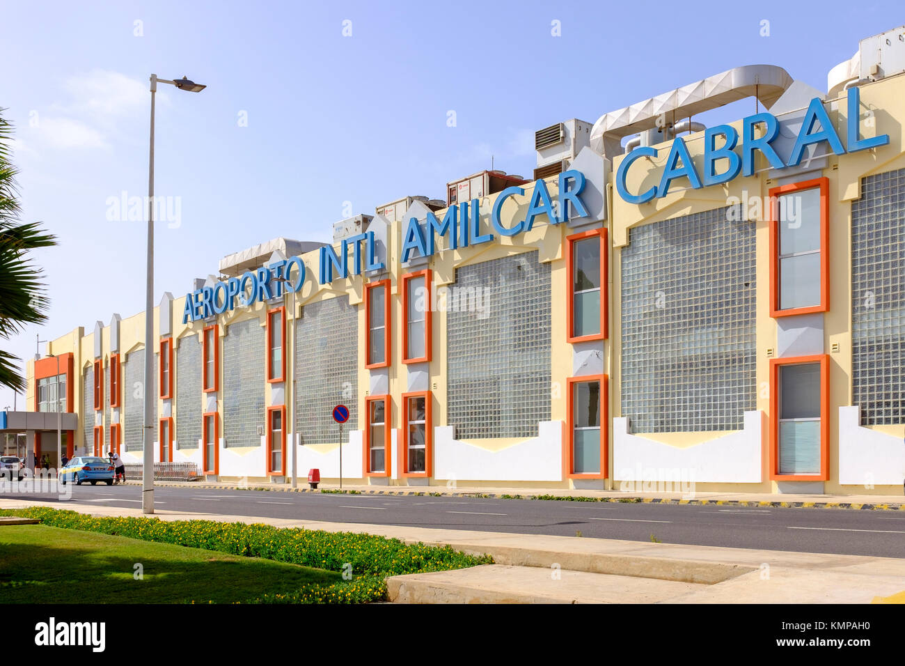 Exterior of the Amilcar Cabral International Airport, Cape Verde, Africa  Stock Photo - Alamy