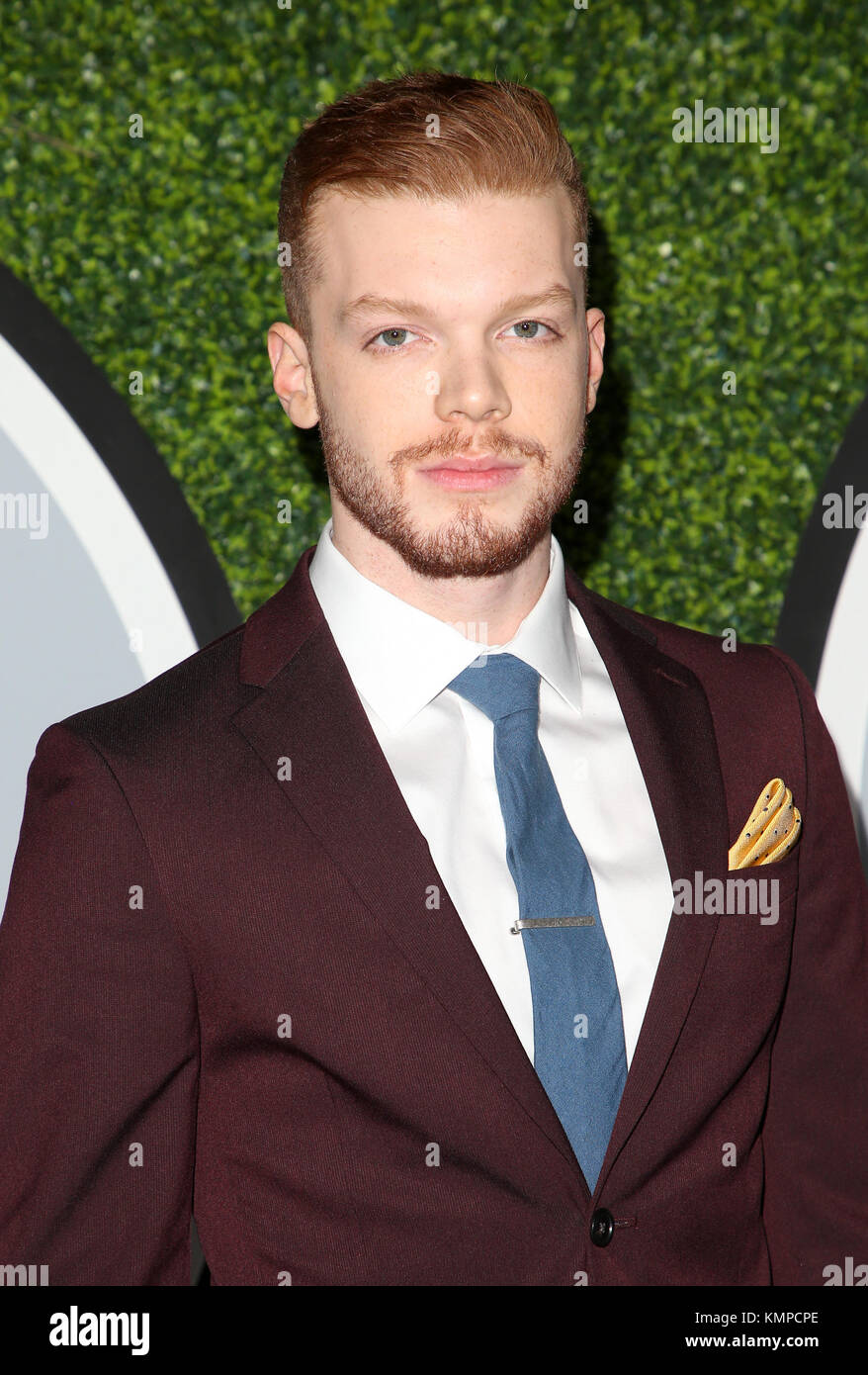 LOS ANGELES, CA - DECEMBER 7: Cameron Monaghan, at 2017 GQ Men Of The ...