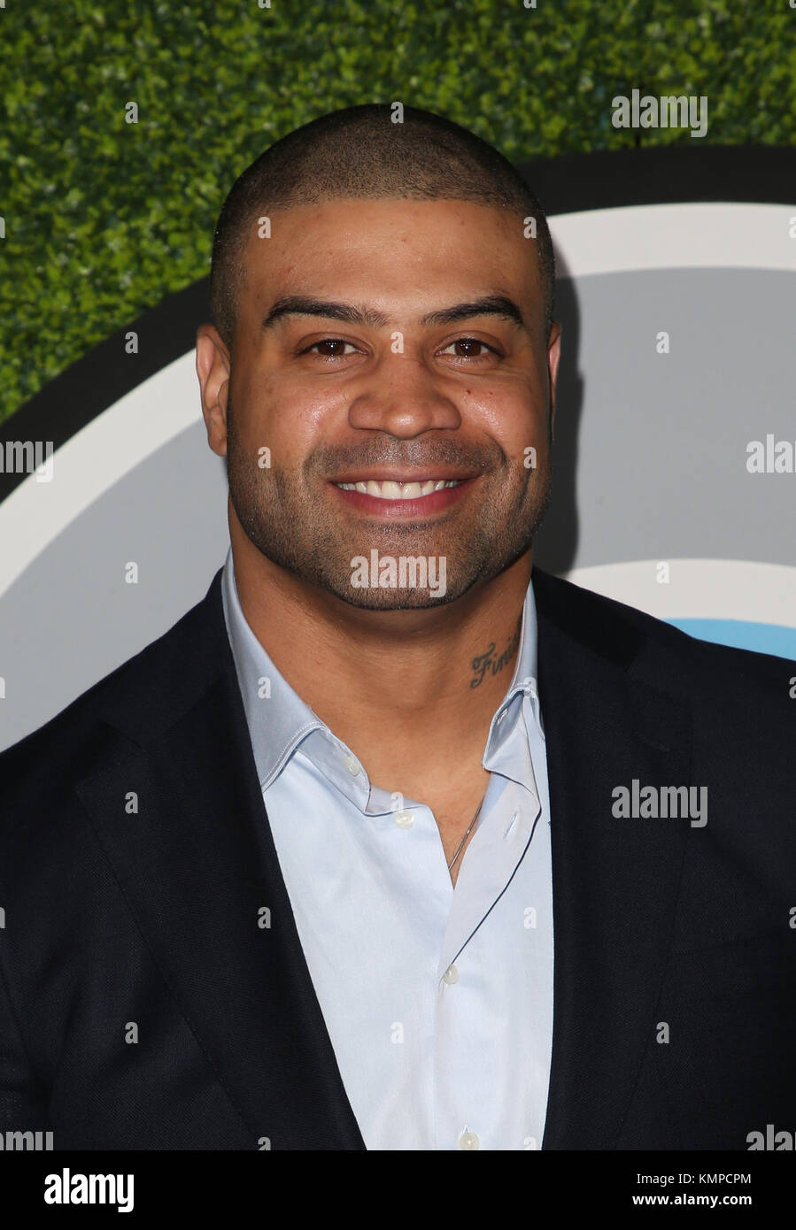 LOS ANGELES, CA DECEMBER 7 Shawne Merriman, at 2017 GQ Men Of The Year Party at Chateau