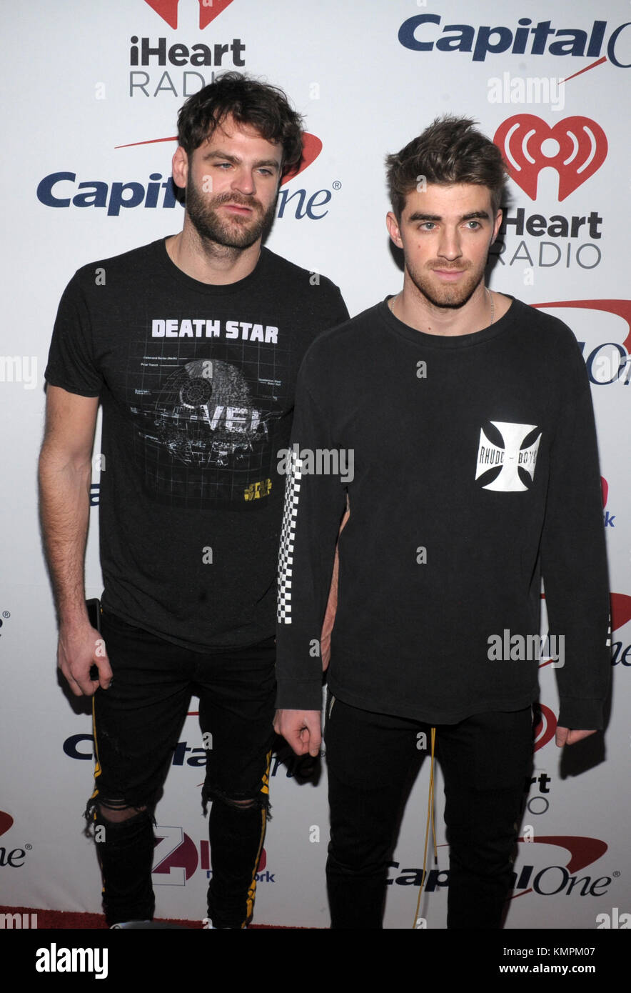 New York Ny Usa 8th Dec 2017 Alex Pall And Andrew Taggart Of The Chainsmokers At Z100 S Jingle Ball 2017 At Madison Square Garden In New York City Credit John Palmer Media Punch Alamy
