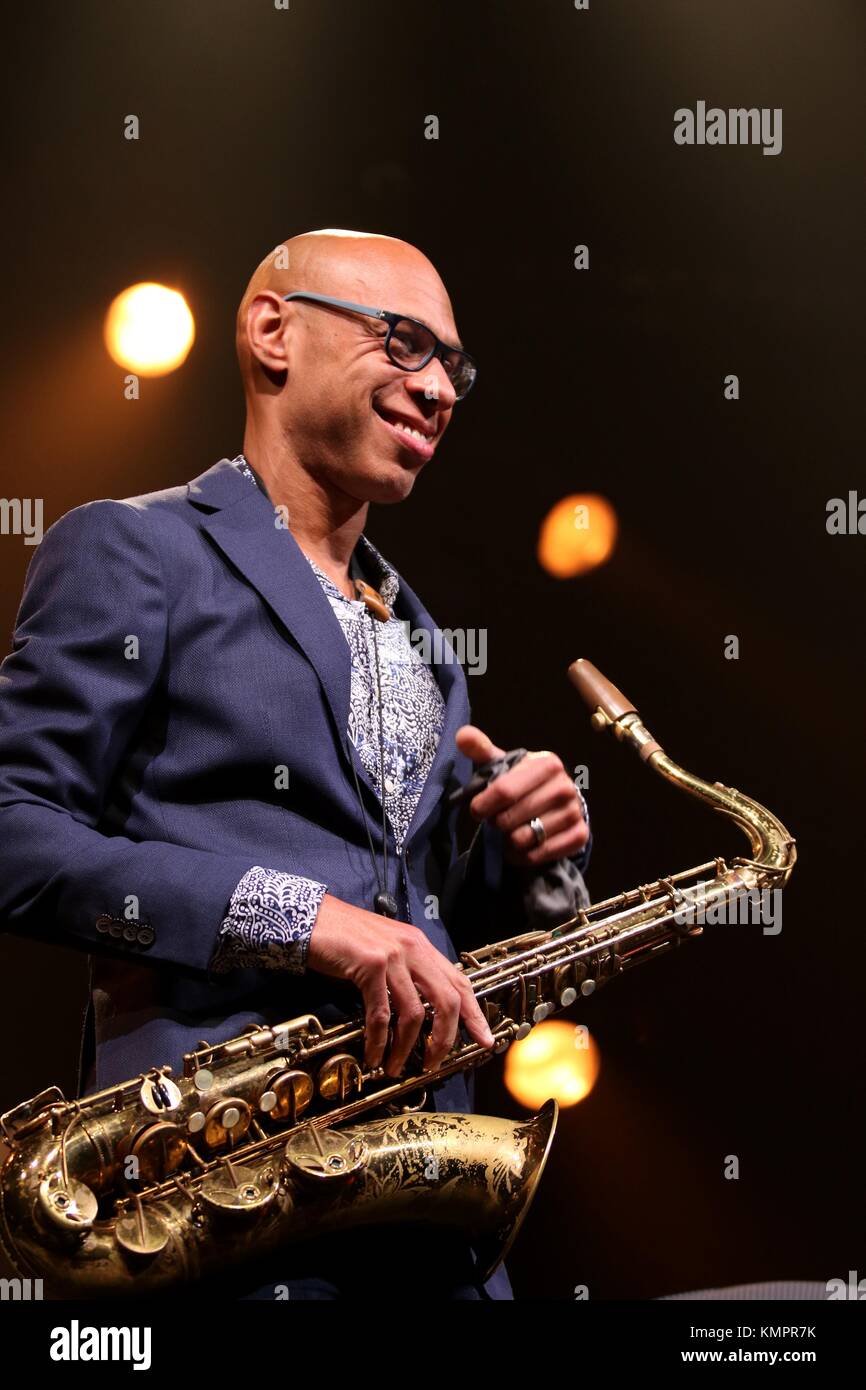 Marciac ( France) August,9 th 2017 , 40th Jazz Festival In Marciac Concert of saxophonist Joshua