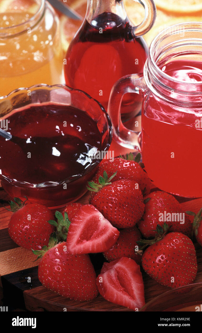 Jam, fruit, syrup Stock Photo Alamy