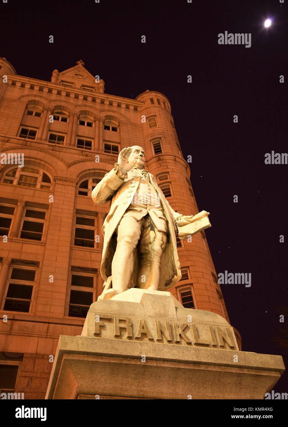 Benjamin Franklin Statue Old Post Office Building Pennsylvania Ave