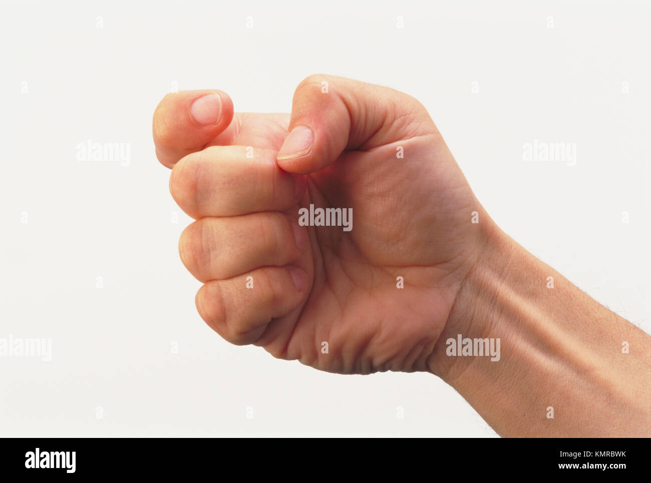American Sign Language. Letter X Stock Photo Alamy