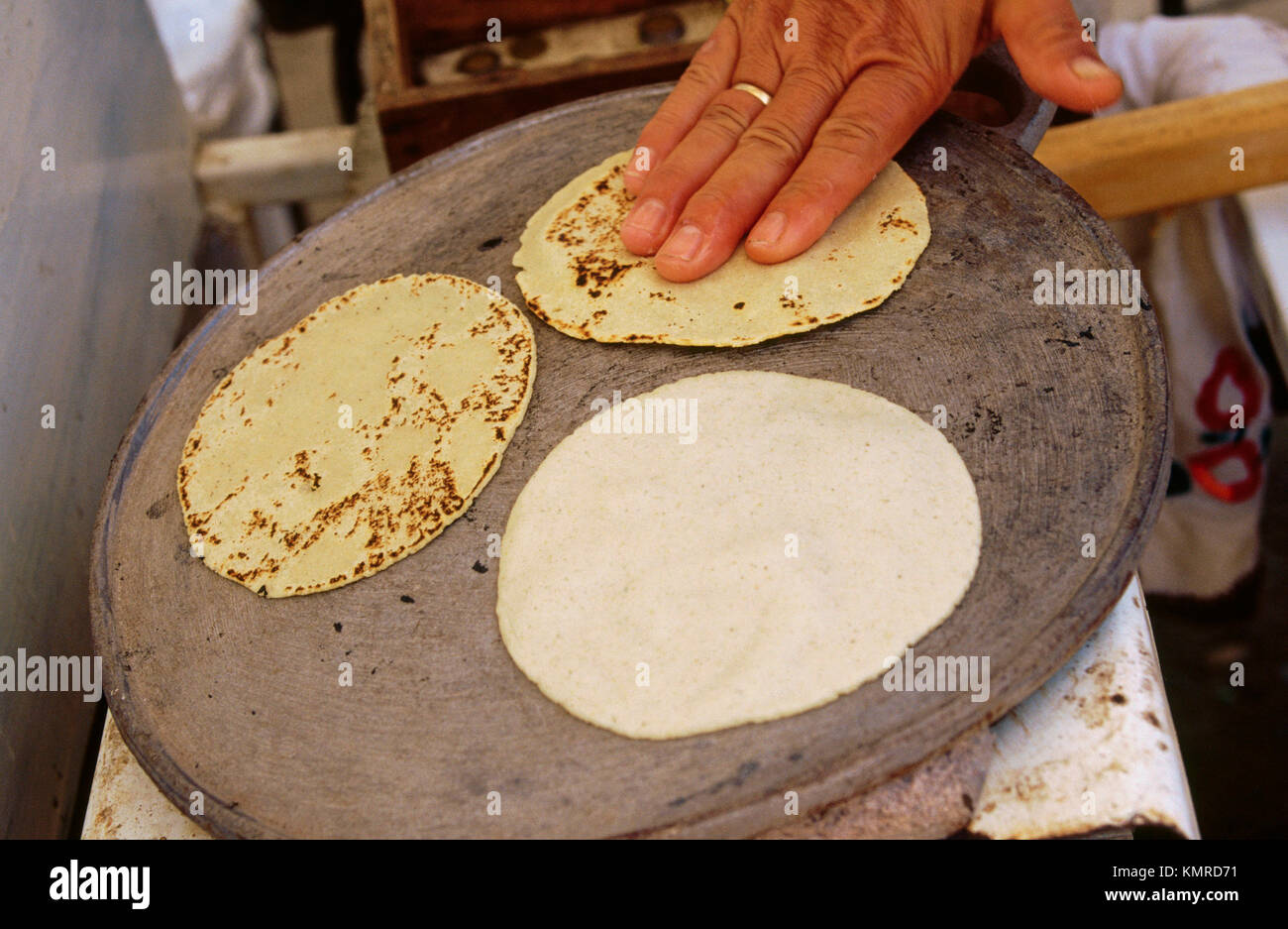 Handmade ´tortillas´. Mexico Stock Photo Alamy