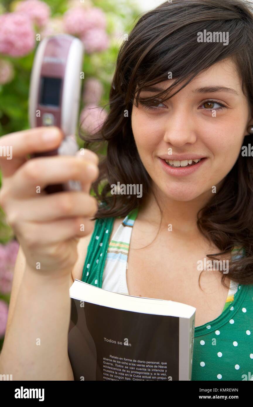 Female teen, 17 years old Stock Photo Alamy