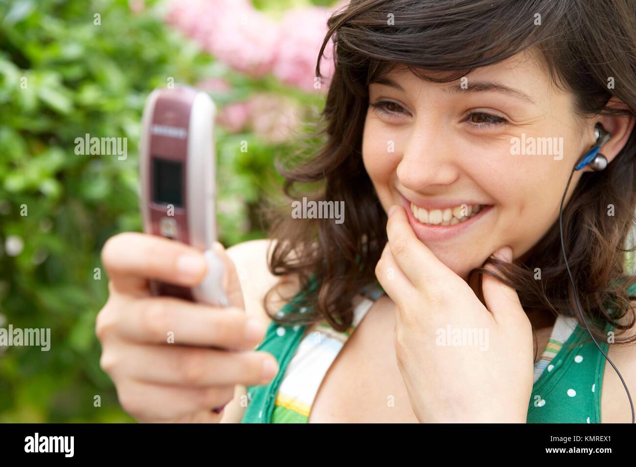 Female teen, 17 years old Stock Photo Alamy