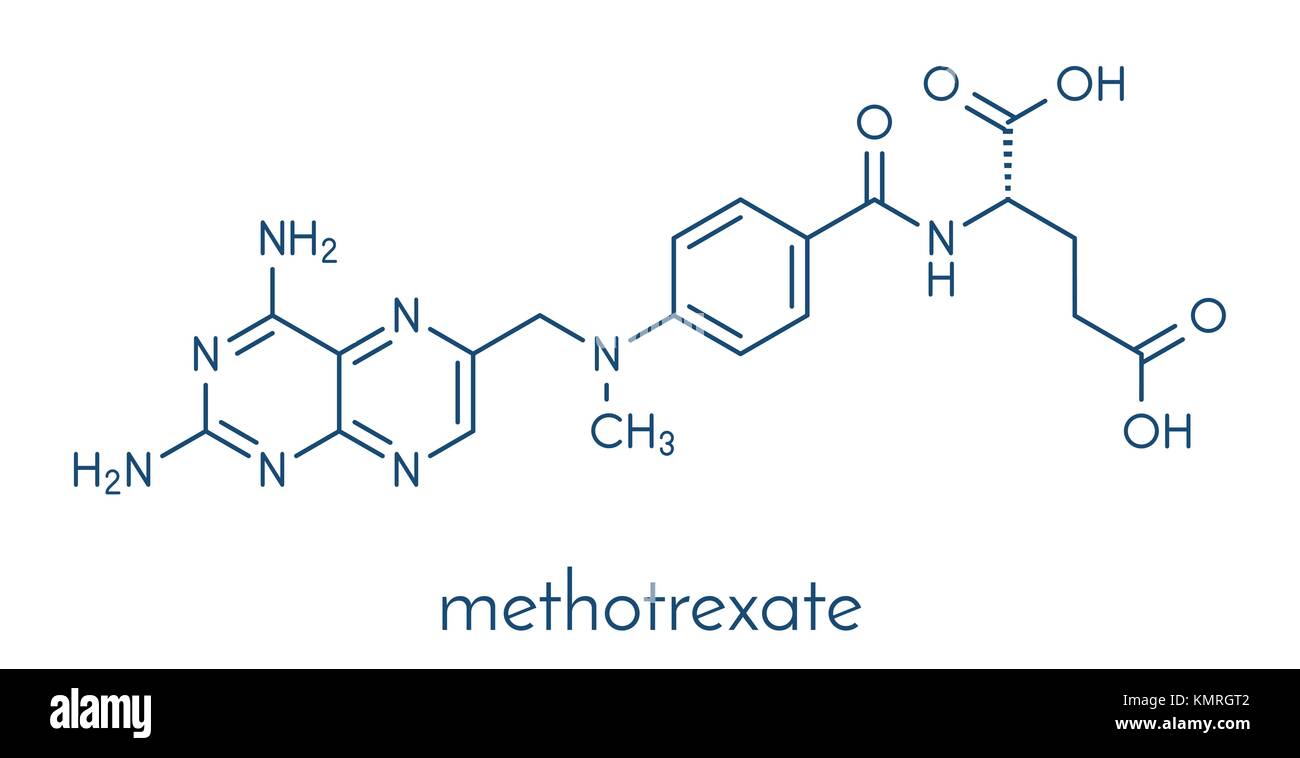 Methotrexate drug molecule Stock Vector Images - Alamy