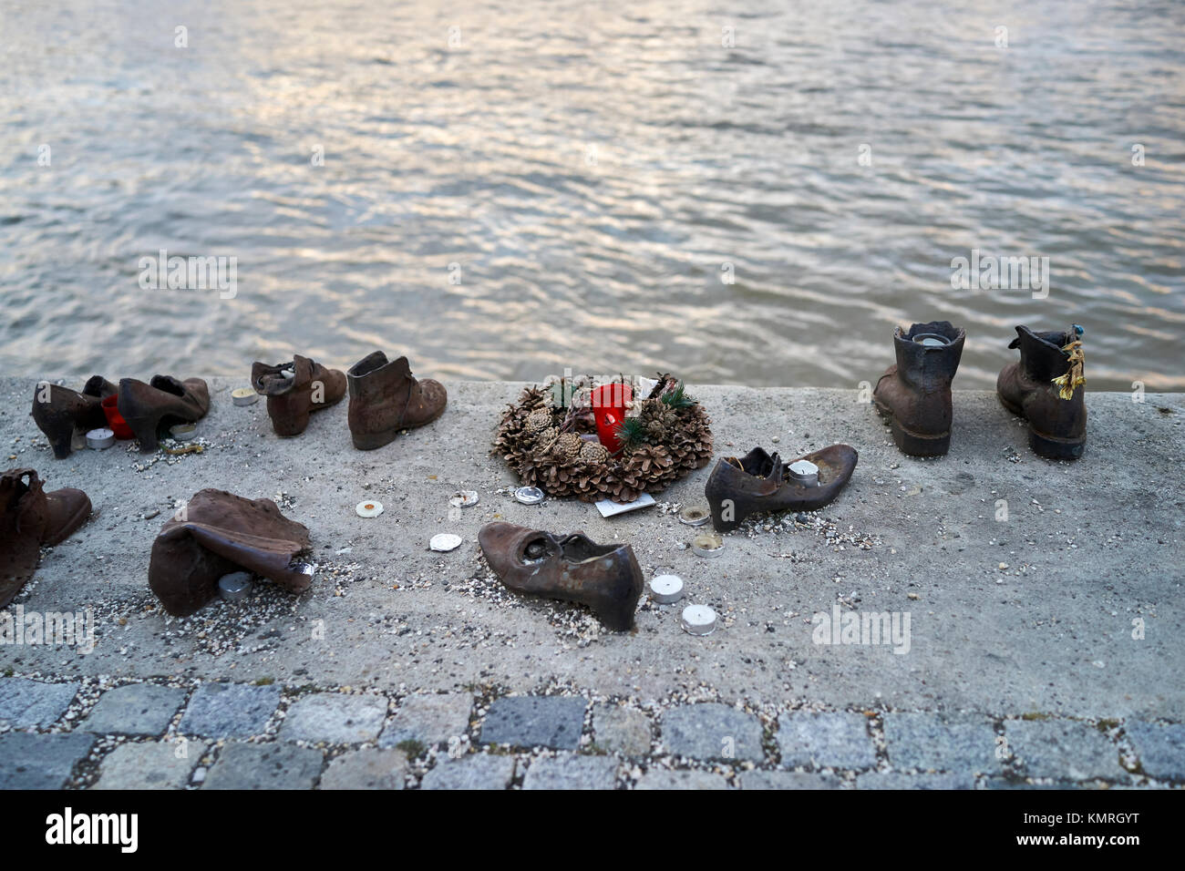 "Shoes on the Danube Bank," memorial in Budapest Hungary concieved by