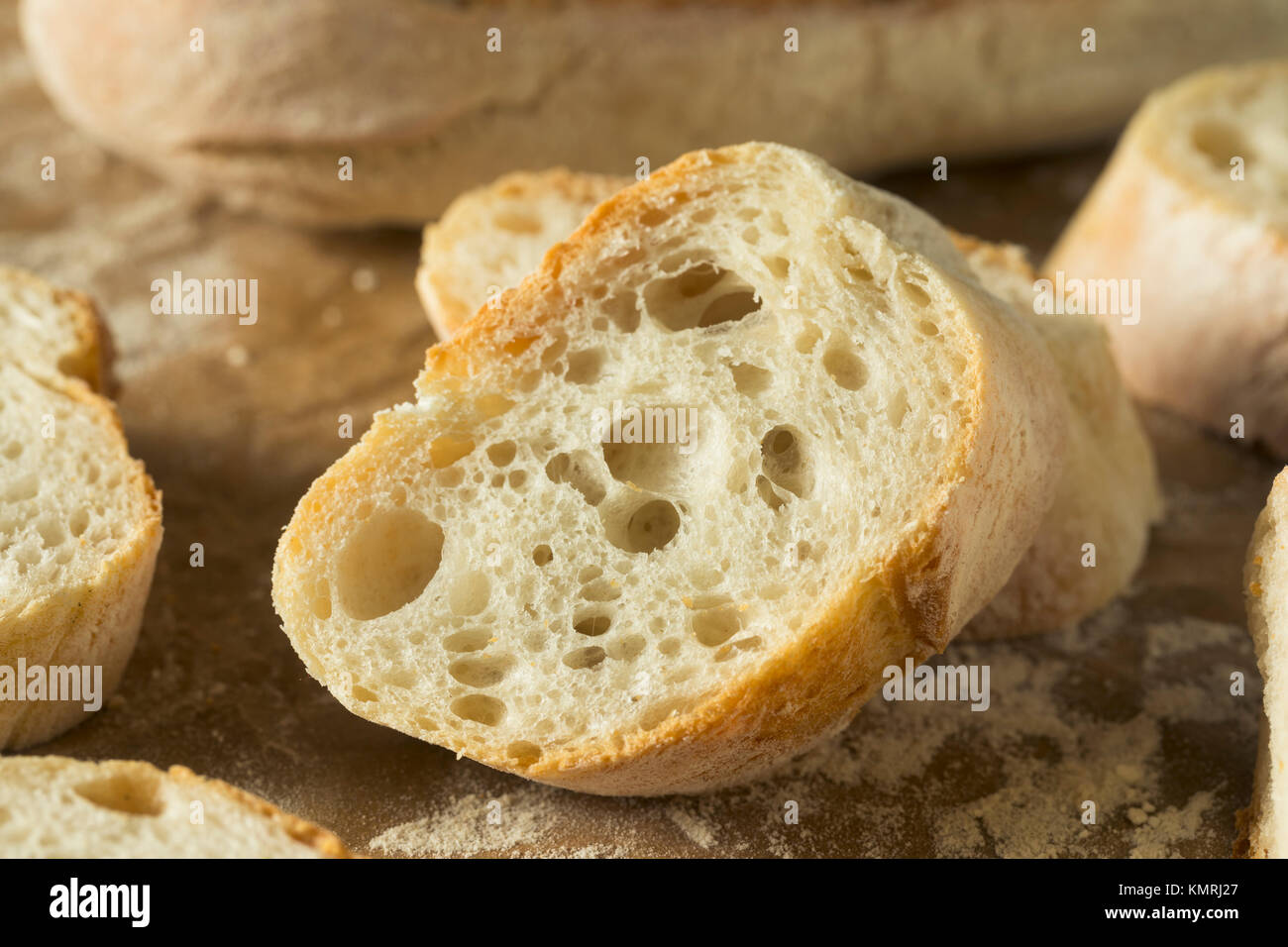 Homemade Crusty French Bread Baguette Ready to Eat Stock Photo Alamy