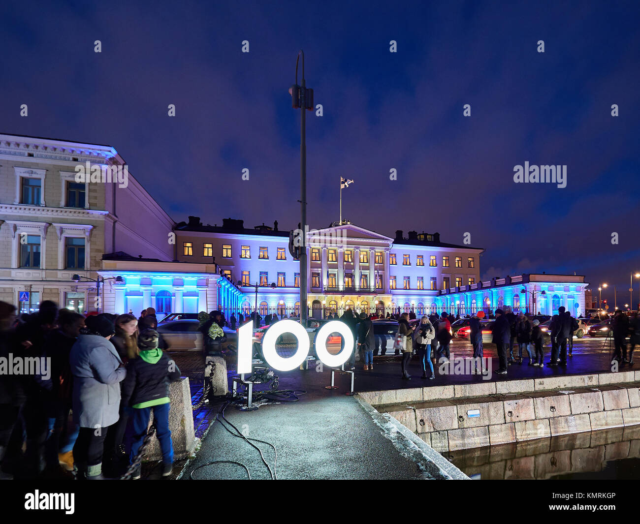 Finland 100 years Stock Photo