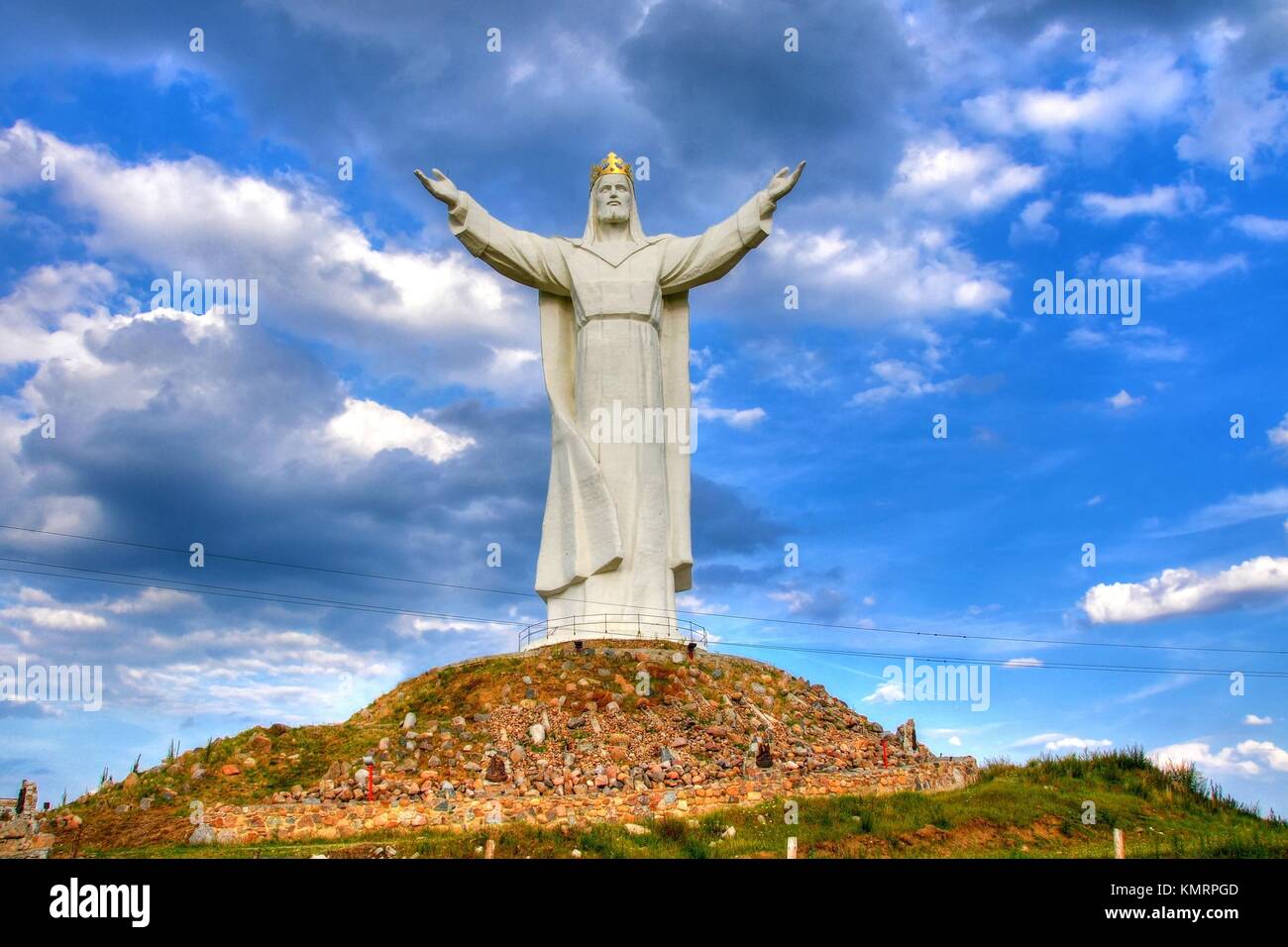 The crowned statue of Christ in Swiebodzin (2010), claimed to be the