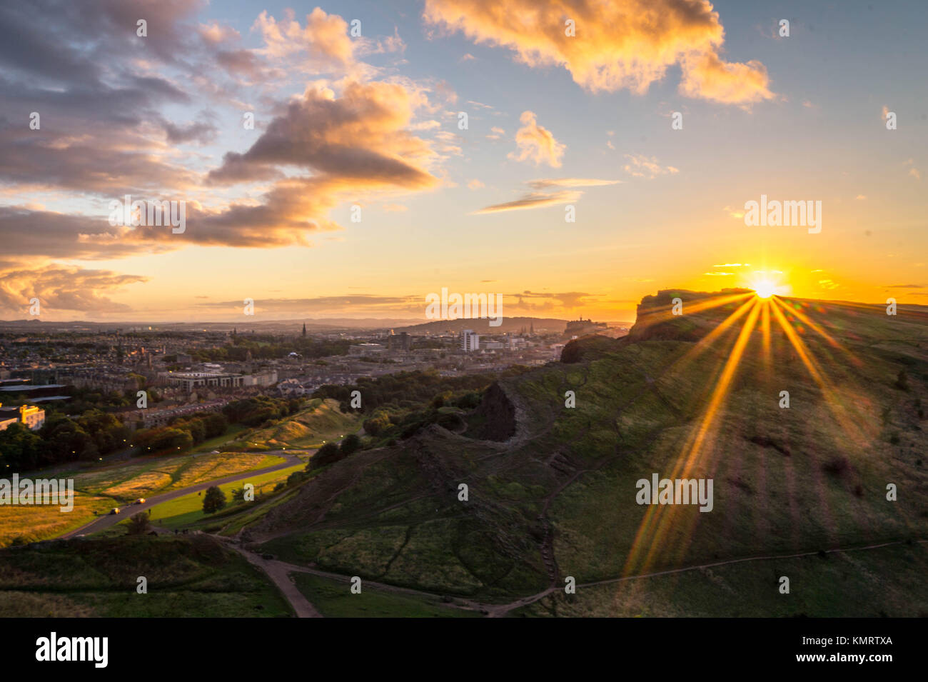 Arthurs Seat At Sunset High Resolution Stock Photography And Images Alamy