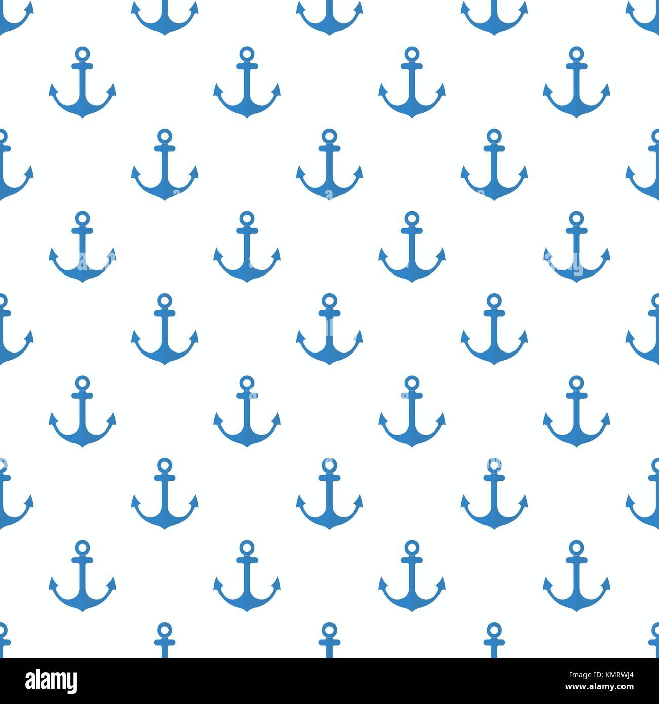 Anchor Seamless Pattern flat design Vector Illustration Stock Vector ...