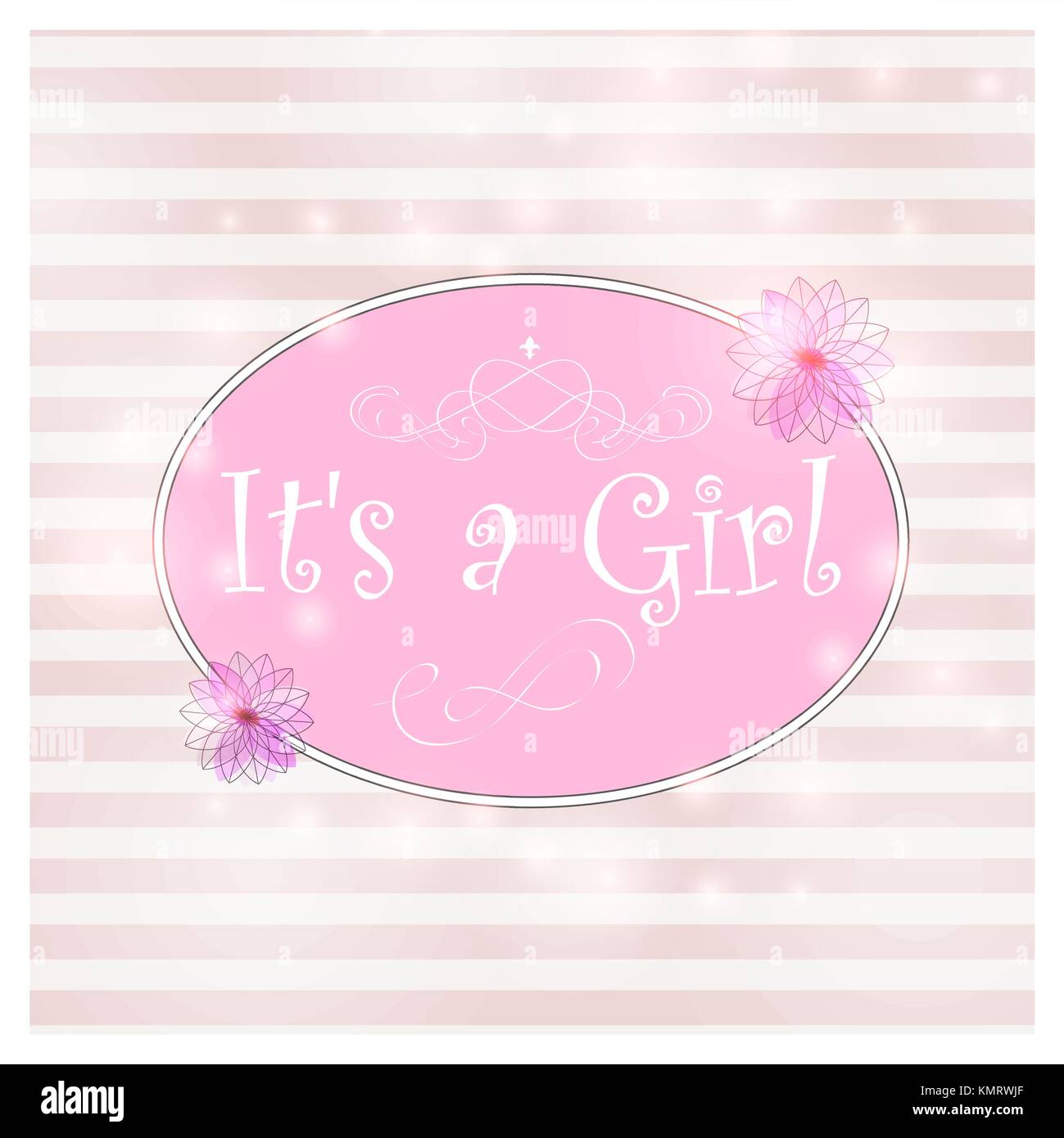 Baby shower card. Vector illustration Stock Vector Image & Art - Alamy
