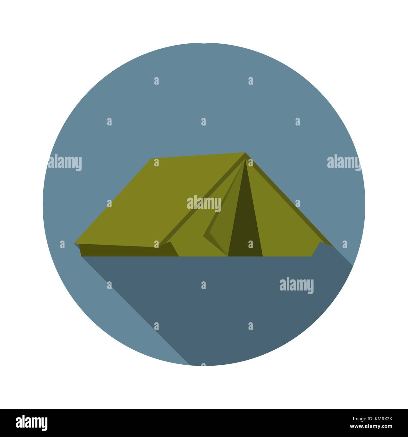 Flat design modern vector illustration of tent icon, camping and hiking ...