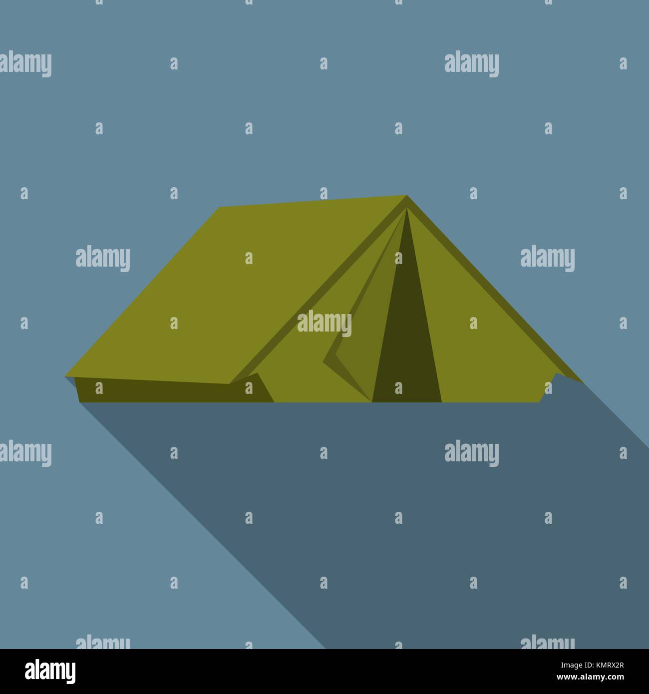 Flat design modern vector illustration of tent icon, camping and hiking ...